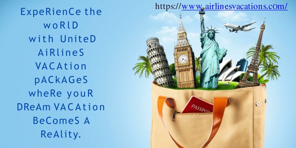 PPT United Airlines Vacation Packages PowerPoint Presentation, free