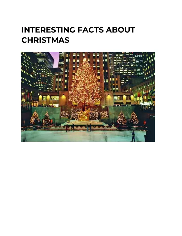 PPT INTERESTING FACTS ABOUT CHRISTMAS PowerPoint Presentation, free