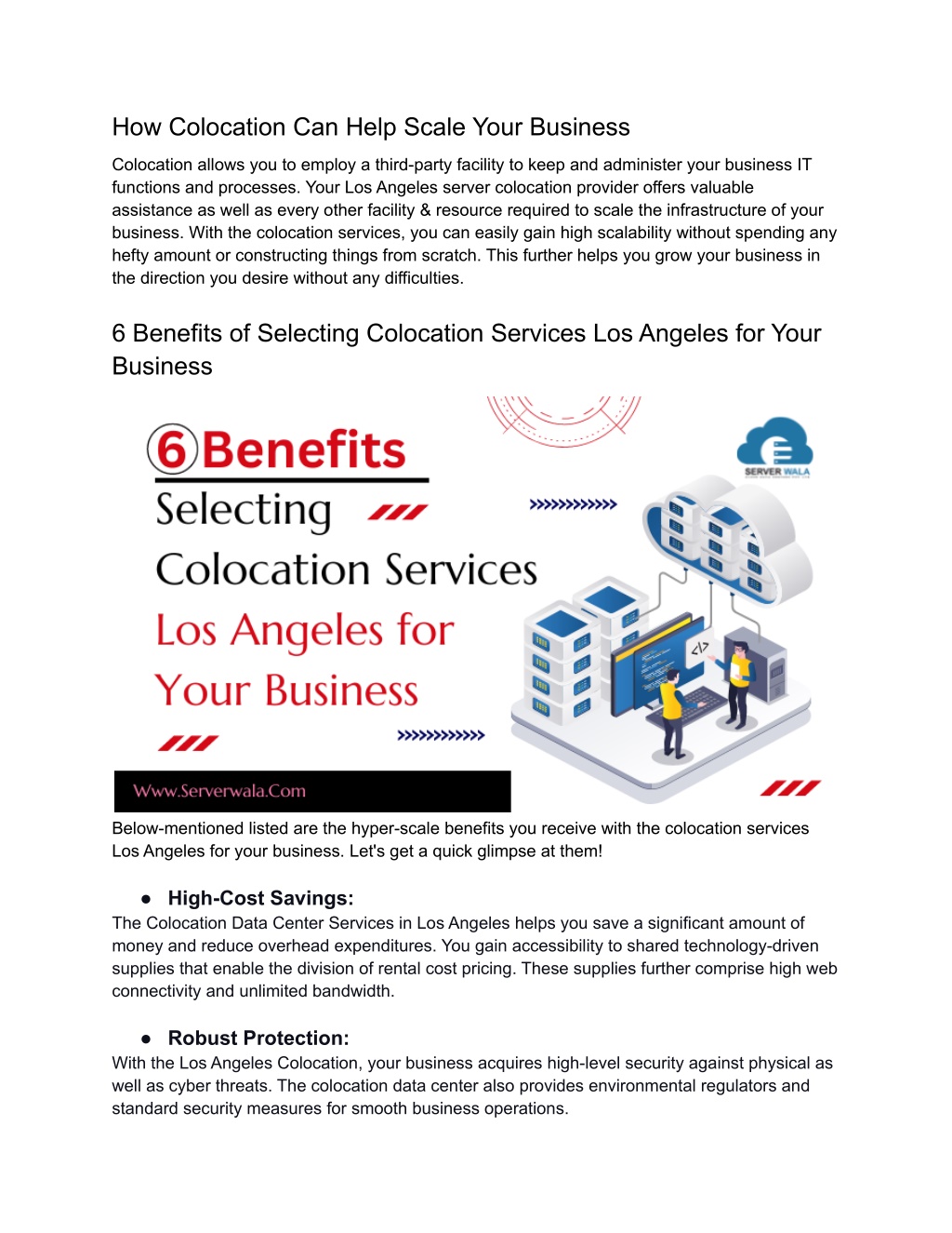 How Colocation Can Help Scale Your Business   ColoCrossing