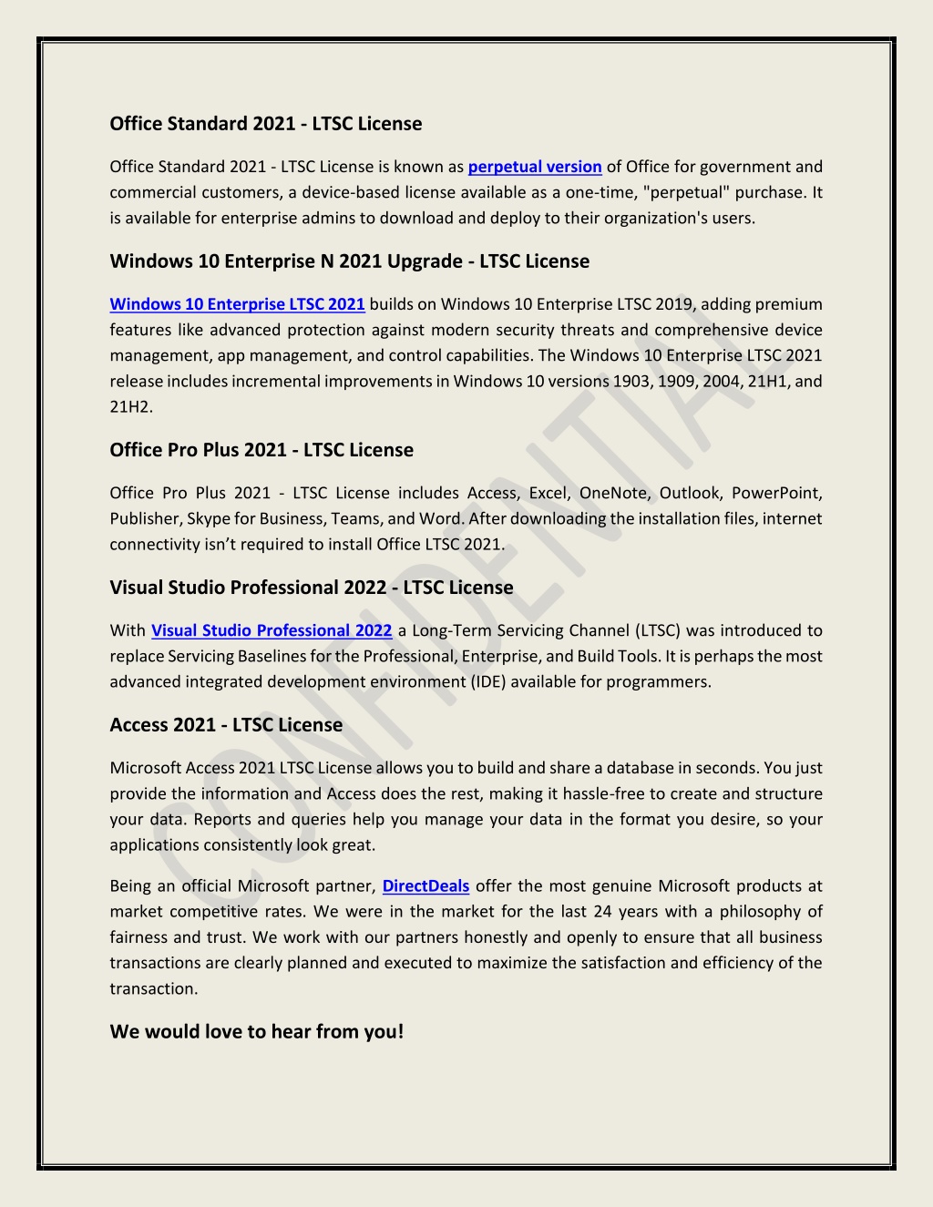 PPT - A Guide to Microsoft LTSC (Long-Term Servicing Channel 