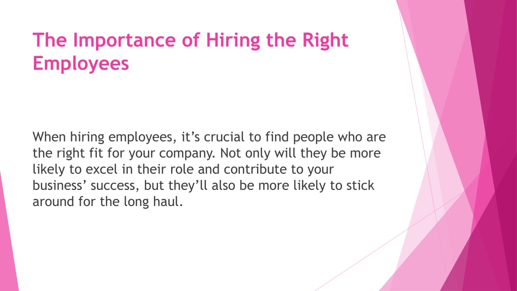 Importance Of Hiring New Employees PPT - David Thien Anh Luong’s Business Guide to How to Hire the Right