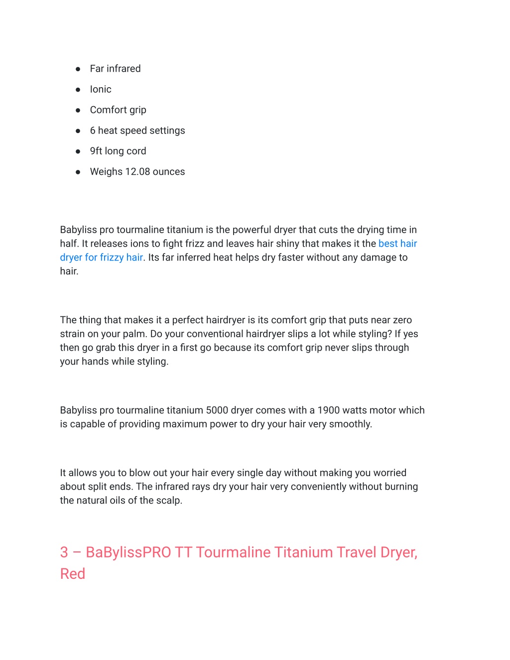 Ppt 5 best babyliss hair dryer for fine hair 2022 powerpoint