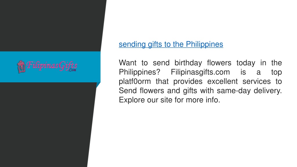 PPT Sending Gifts to the Philippines PowerPoint