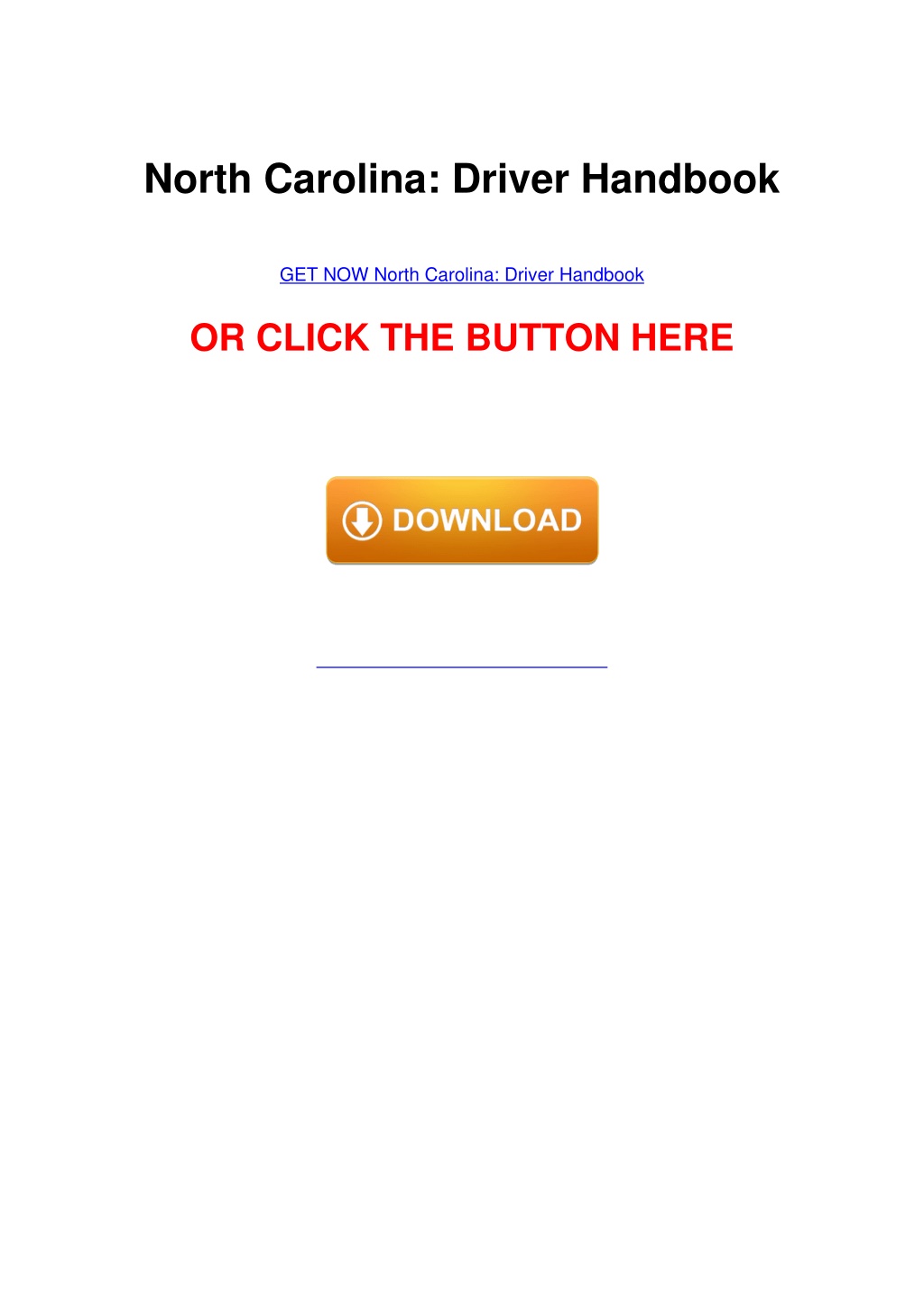 PPT PDF/BOOK North Carolina Driver Handbook PowerPoint Presentation