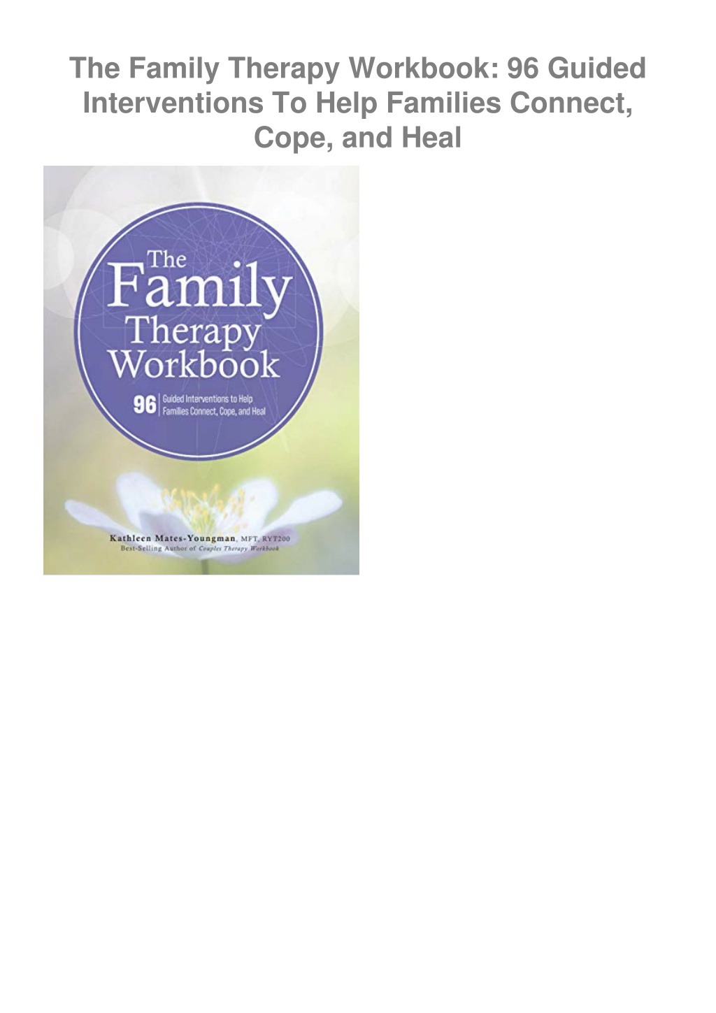 inside family therapy a case study in family healing pdf