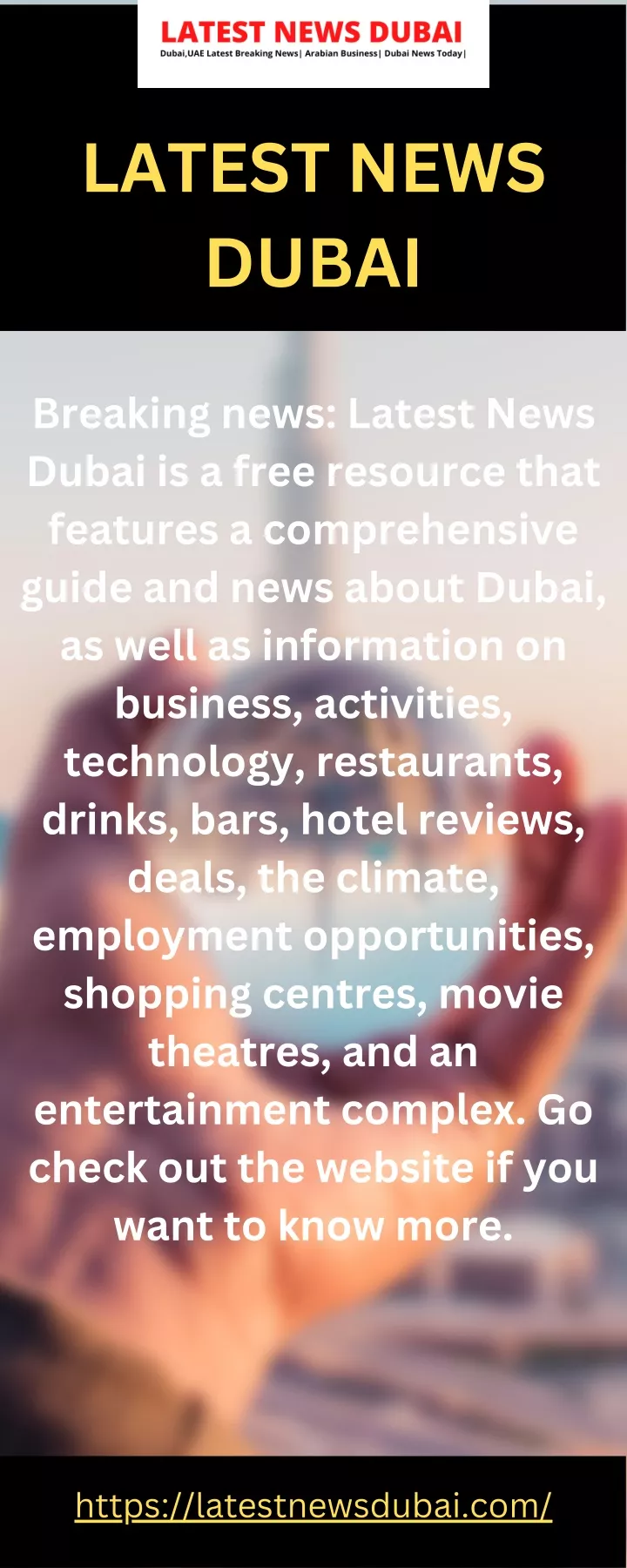 latest news dubai today