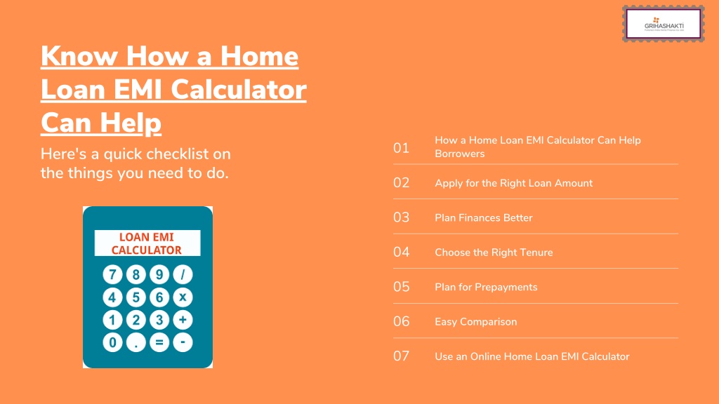 Ppt Home Buying Made Easy Know How A Home Loan Emi Calculator Can Help Powerpoint Presentation 9522