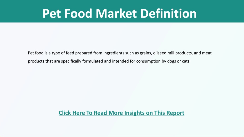 PPT - Pet Food Market PowerPoint Presentation, free download - ID:11988727