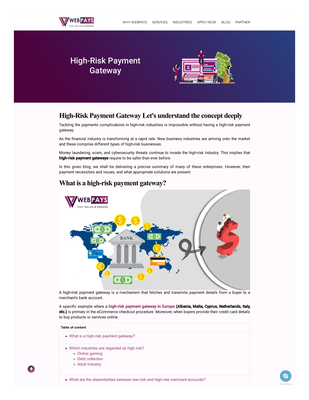 PPT High Risk Payment Gateway Let s understand the concept