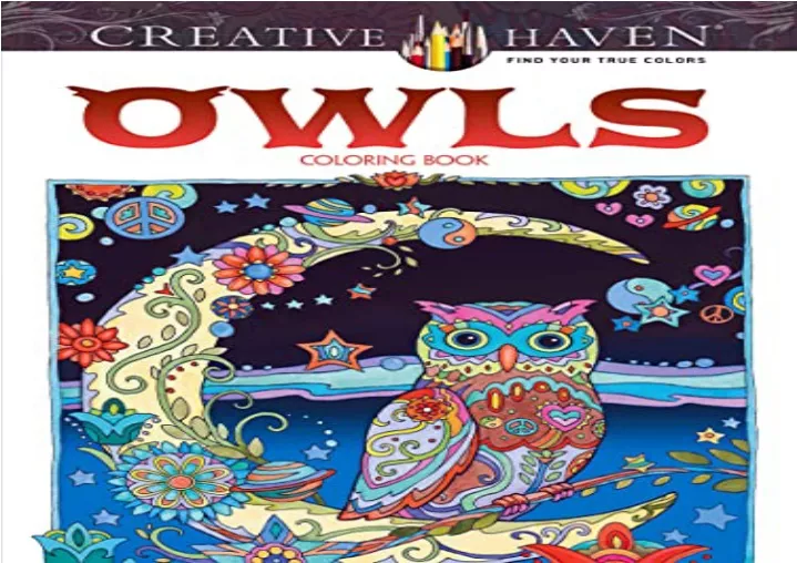 PPT download Creative Haven Owls Coloring Book (Adult Coloring