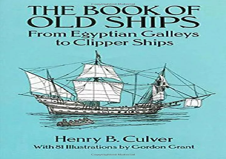 PPT - PDF The Book of Old Ships: From Egyptian Galleys to Clipper Ships ...