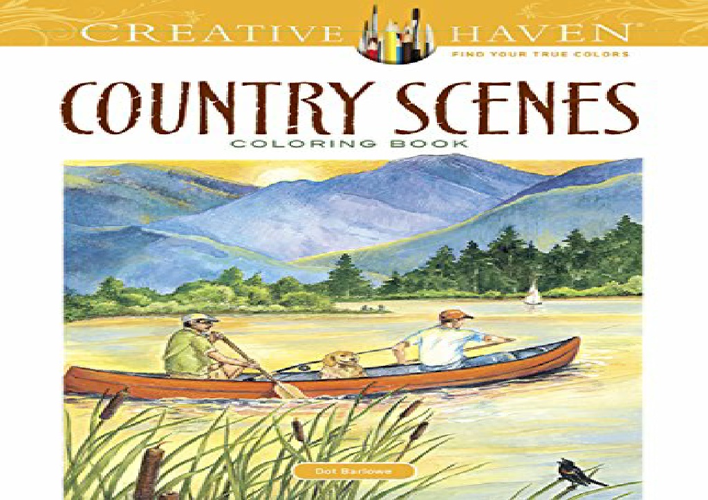 PPT - download Creative Haven Country Scenes Coloring Book: Relax ...