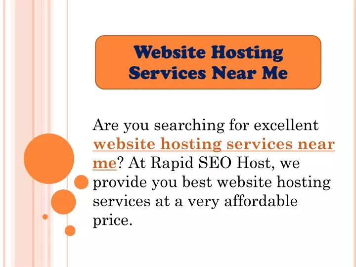 PPT - Website Hosting Services Near Me PowerPoint Presentation, free