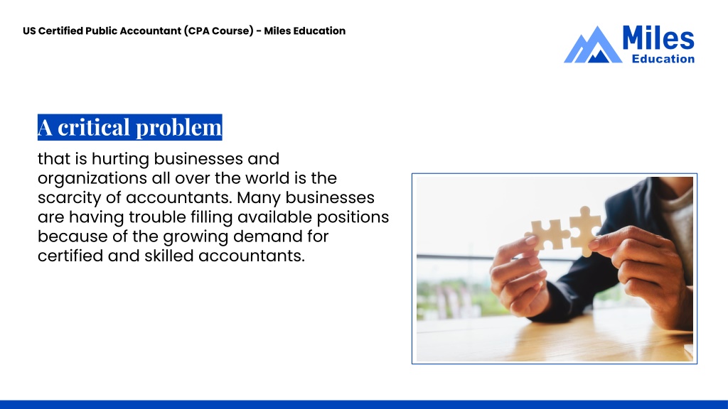 PPT The Growing Shortage of Accountants PowerPoint Presentation, free