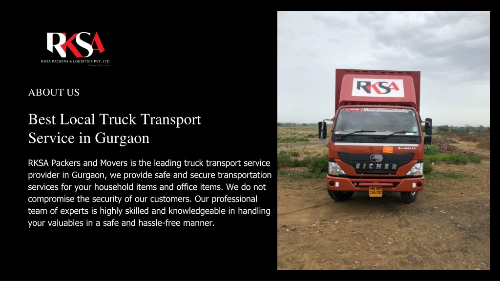 PPT Best Local Truck Transport Service in Gurgaon PowerPoint