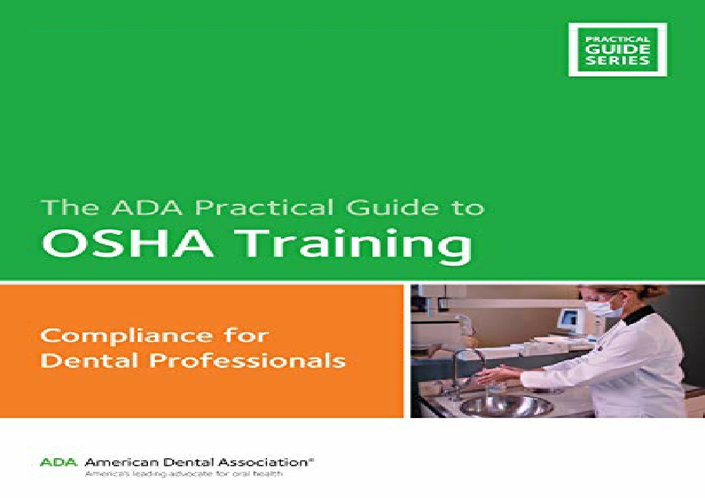 PPT [PDF] DOWNLOAD ADA Practical Guide to OSHA Training Compliance