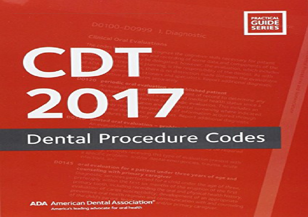 PPT [EBOOK] DOWNLOAD CDT 2017 Dental Procedure Codes PowerPoint