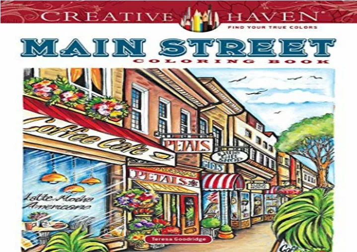 PPT PDF Creative Haven Main Street Coloring Book (Creative Haven