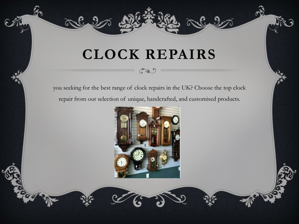 PPT Clock Repairs PowerPoint Presentation, free download ID11992706