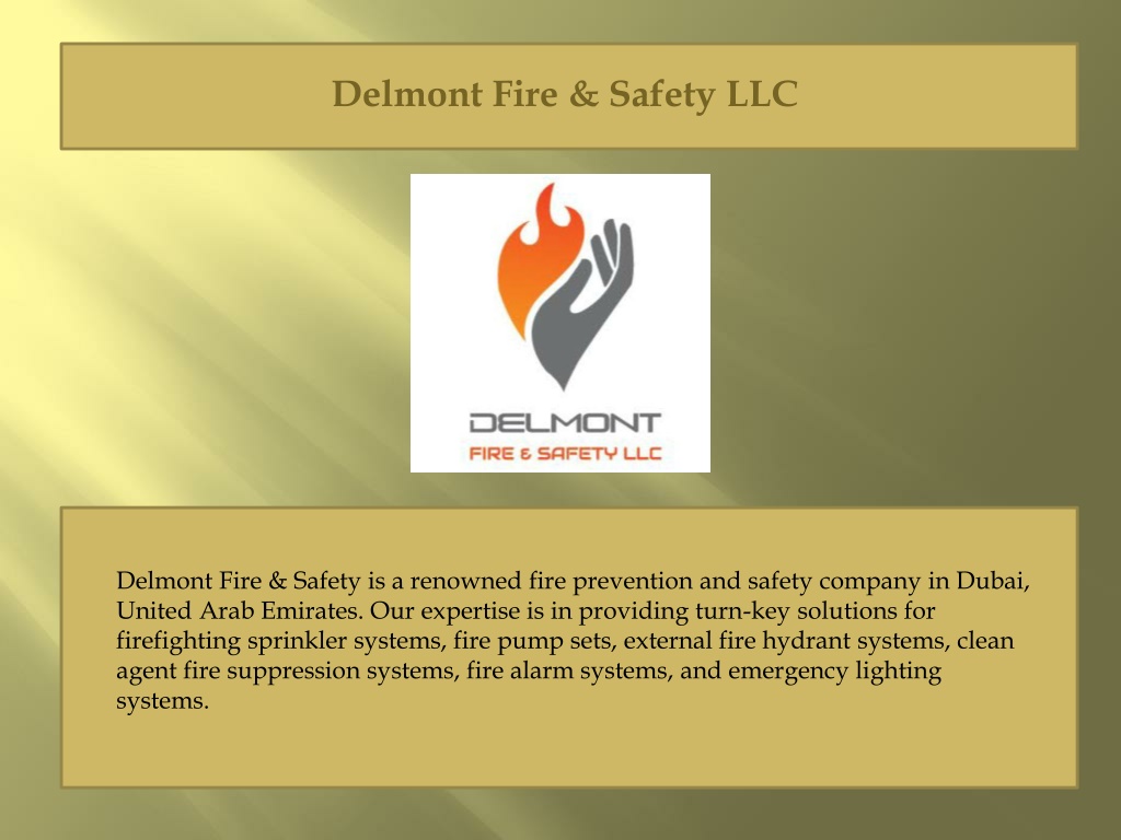 PPT Top 3 Fire and Safety companies in Dubai PowerPoint Presentation