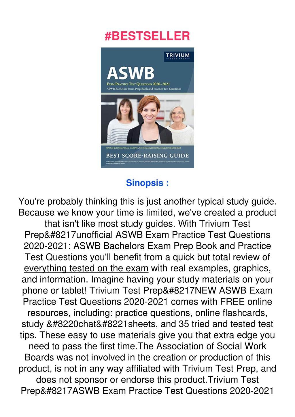 PPT - [pdf] Epub Download ASWB Exam Practice Test Questions 2020-2021 ...