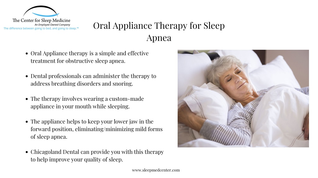 Ppt The Benefits Of Sleep Apnea Appliance Therapy In Chicagoland