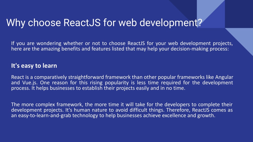 PPT - Is ReactJS An Ideal Choice For Web Development_ Here’s The Answer ...