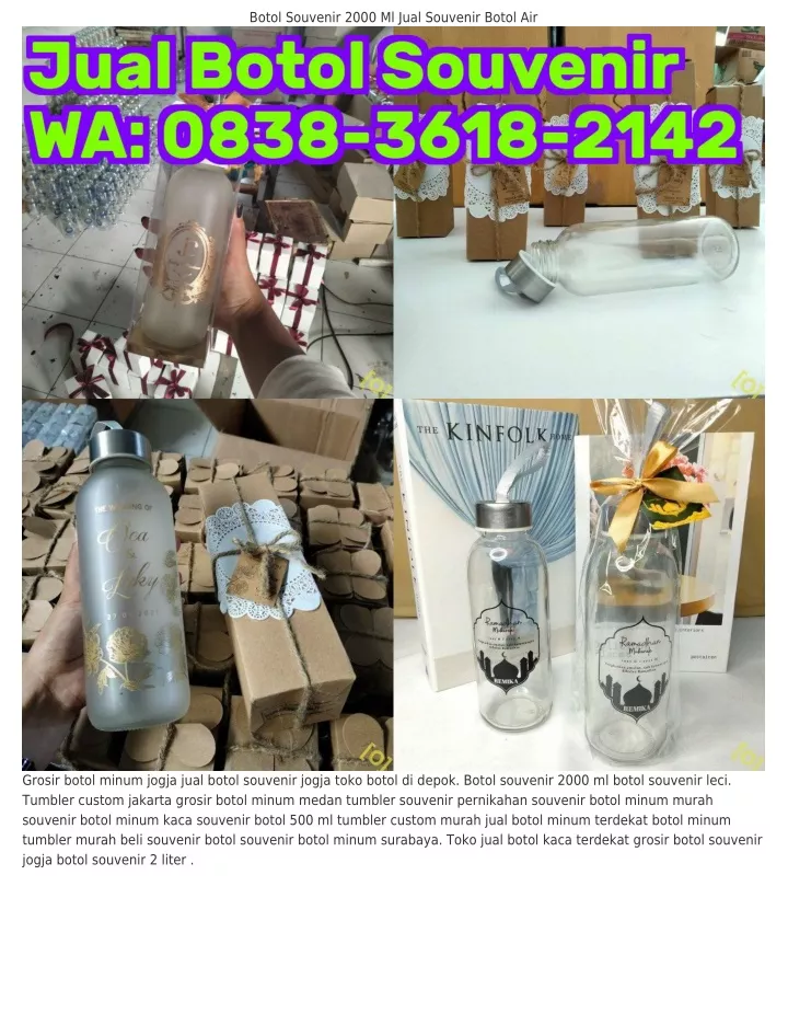 Ppt O8ᣮ8ᣮᏮl8ᒿlᏎᒿ Wa Souvenir Pernikahan Tutup Botol Botol Souvenir Lipat Powerpoint 6574