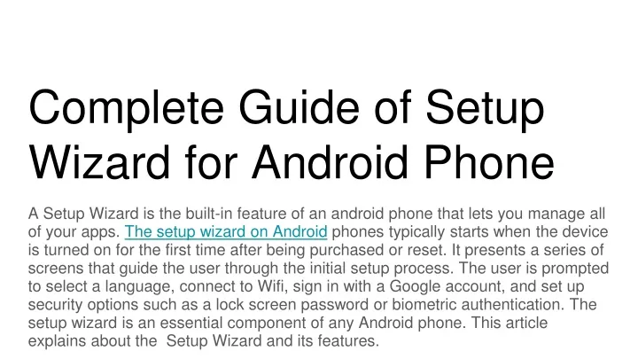 ppt-complete-guide-of-setup-wizard-for-android-phone-powerpoint