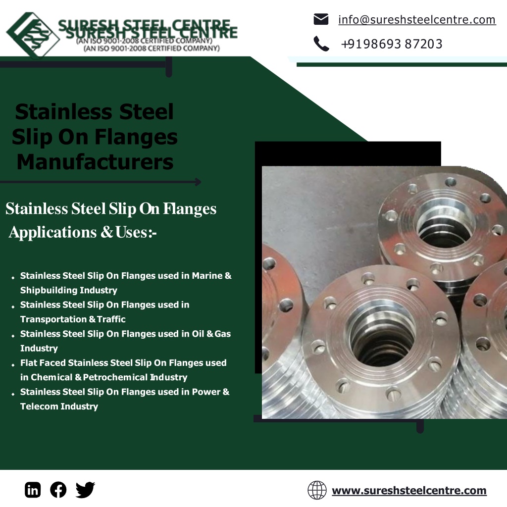 Ppt Stainless Steel Flanges Stainless Coil Suresh Steel Powerpoint Presentation Id11995768 2945
