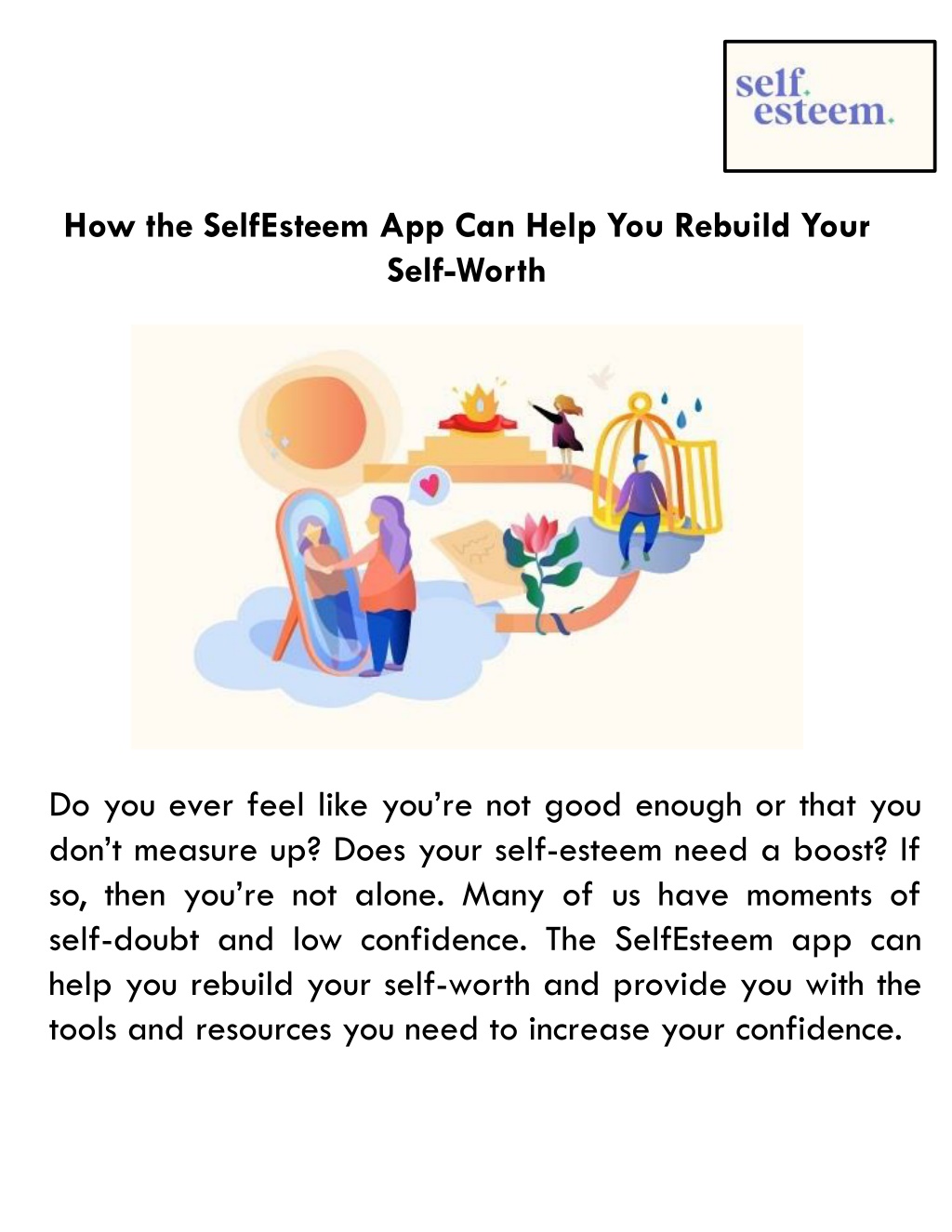 PPT - How the SelfEsteem App Can Help You Rebuild Your Self-Worth ...