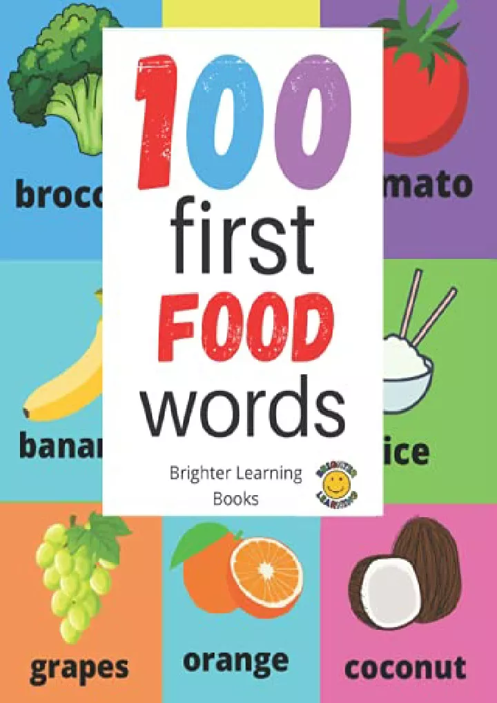 PPT - _PDF_ 100 first food words (100 First Words books) PowerPoint ...