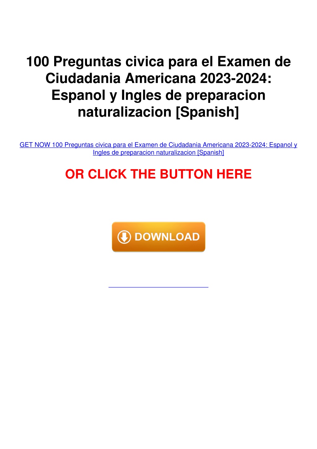 PPT PDF/READ 100 Preguntas civica para el Examen de Ciudadania