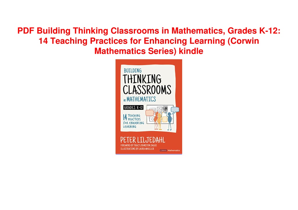 PPT - PDF Building Thinking Classrooms In Mathematics, Grades K-12: 14 ...