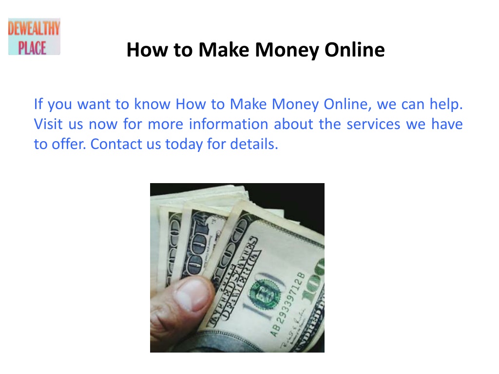 how to make money online presentation