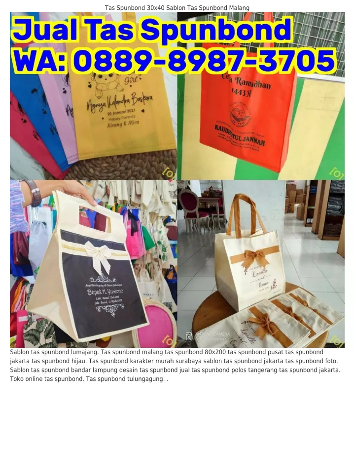 PPT - 088ᑫ.8ᑫ8ᜪ.3ᜪ05 (WA) Jual Tas Spunbond Sidoarjo Mockup Tas