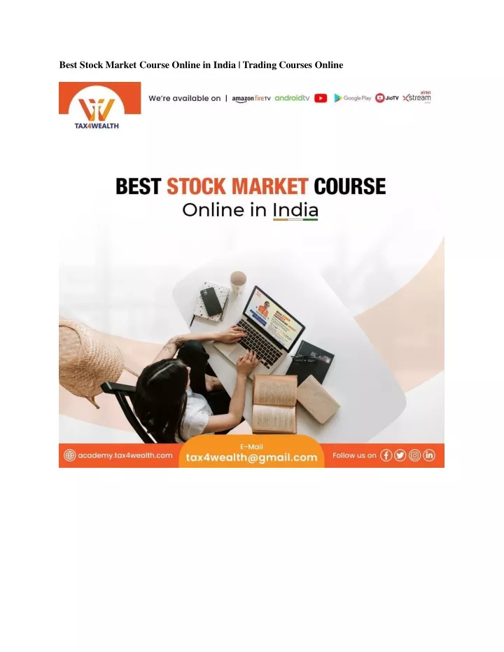 PPT - Best Stock Market Course Online In India PowerPoint Presentation ...