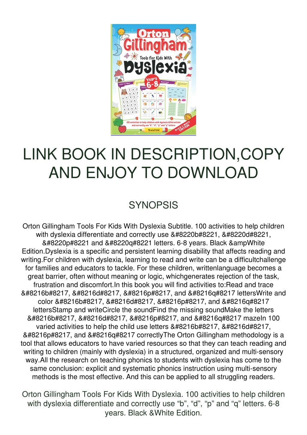 PPT - >> DOWNLOAD >> Orton Gillingham Tools For Kids With Dyslexia. 100 ...