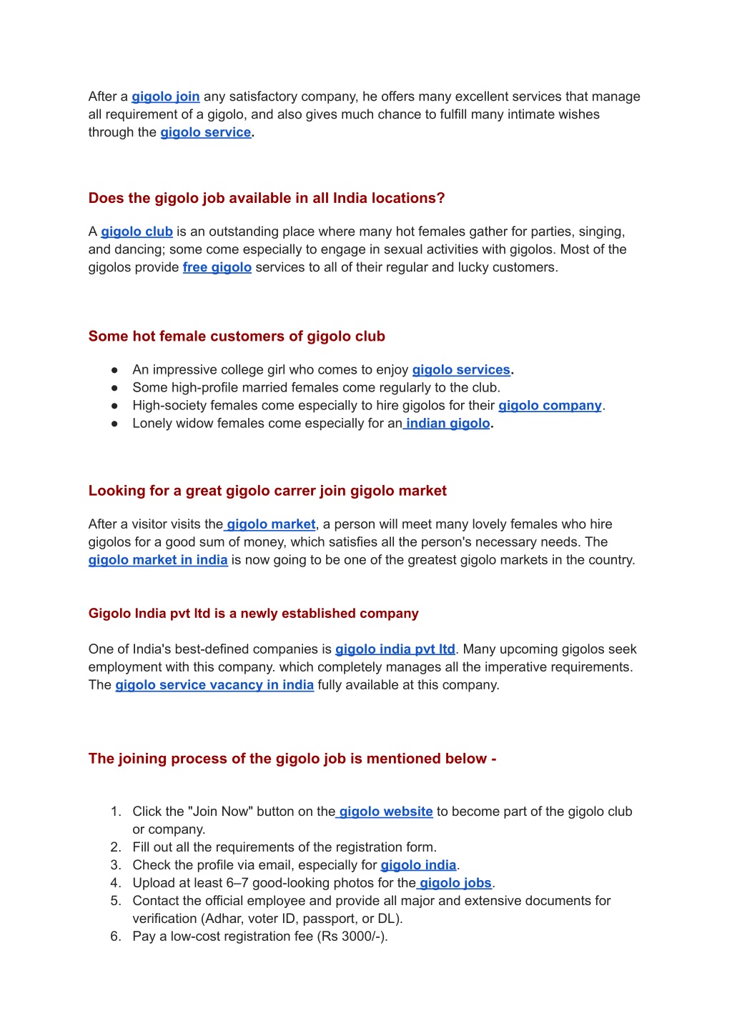PPT - Gigolo app - what excitement a gigolo job brings to a person’s