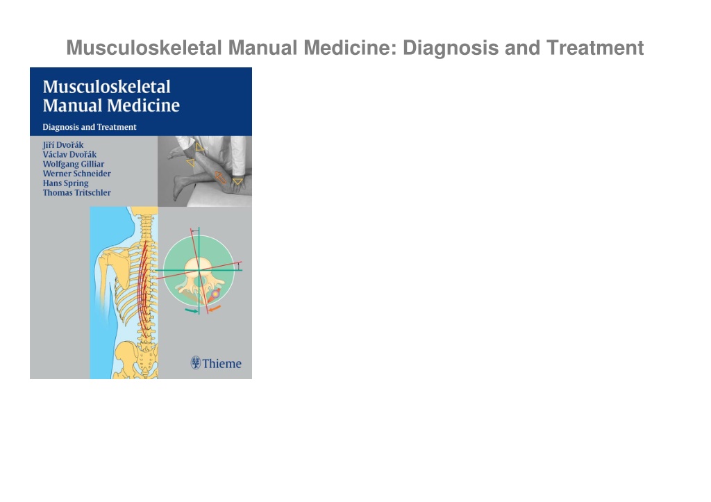 Ppt Get [pdf] ‹download› Musculoskeletal Manual Medicine Diagnosis