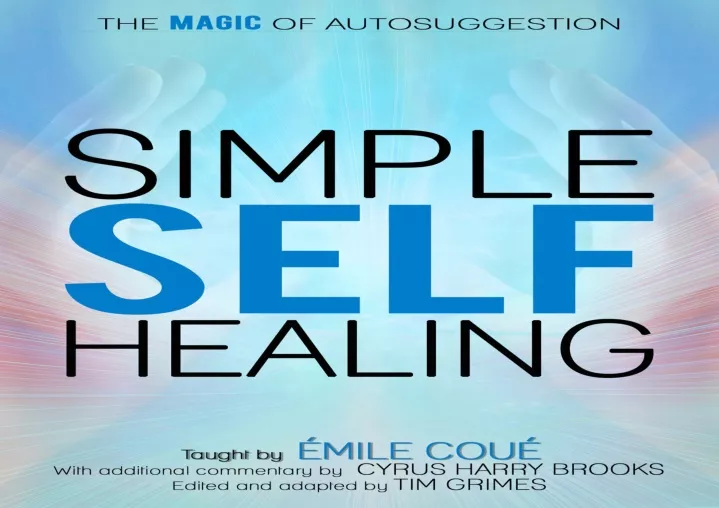 PPT - ‹download› book [pdf] Simple Self-Healing: The Magic of ...