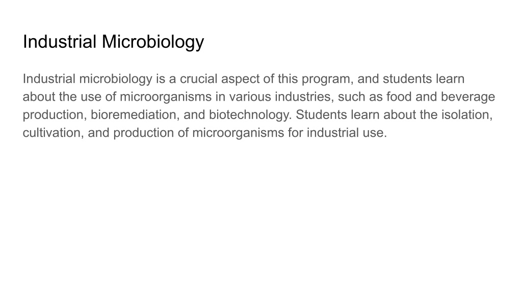 PPT - Exploring The World Of Microorganisms_ An Overview Of BSc ...