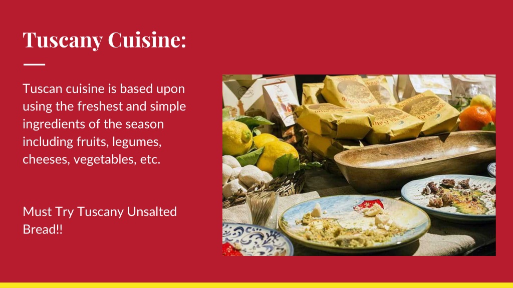 PPT What Is Tuscany Famous For PowerPoint Presentation Free Download   Tuscany Cuisine L 