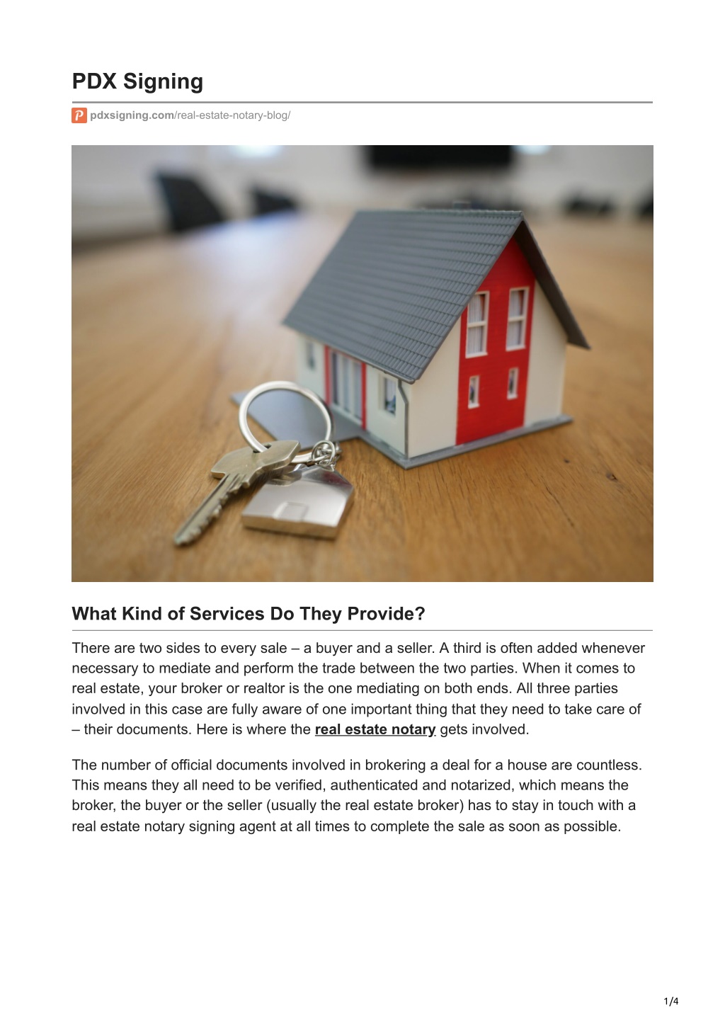 PPT What is Real Estate Notary? What Kind of Services Do They Provide? PowerPoint Presentation