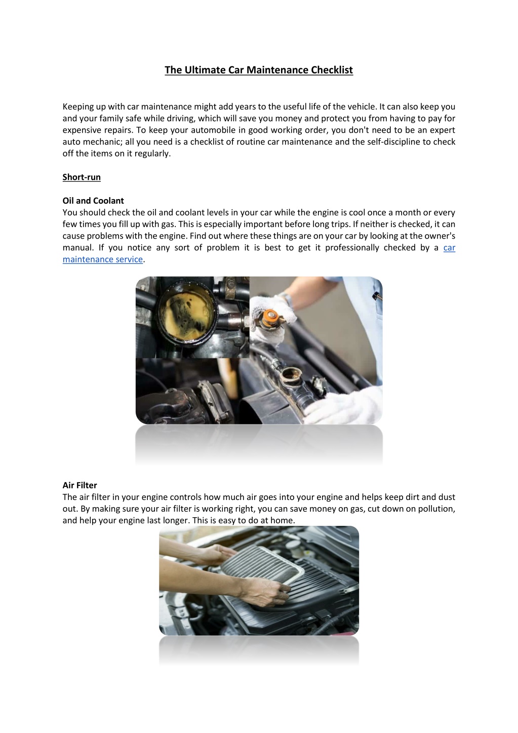 ppt-the-ultimate-car-maintenance-checklist-powerpoint-presentation