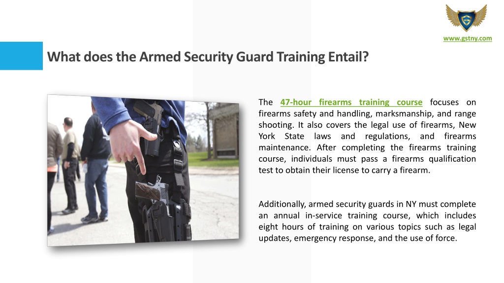 PPT - An Overview Of Armed Security Guard Training In NY PowerPoint ...