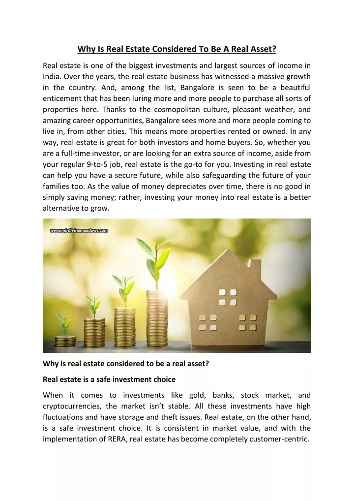 ppt-why-is-real-estate-considered-to-be-a-real-asset-powerpoint