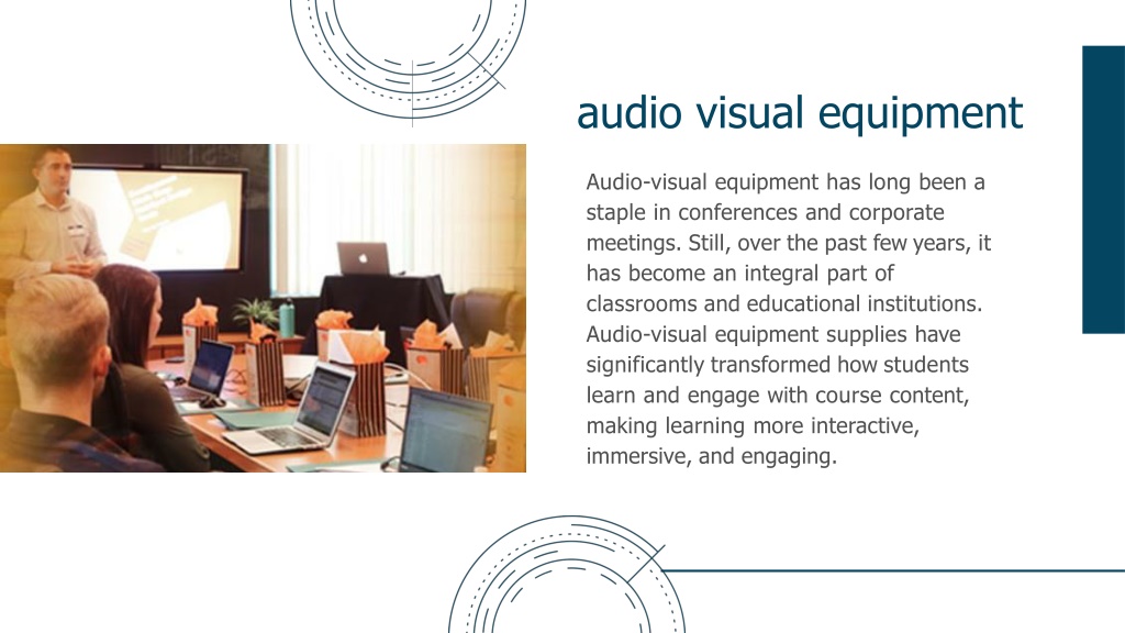 PPT audio visual equipment PowerPoint Presentation, free download