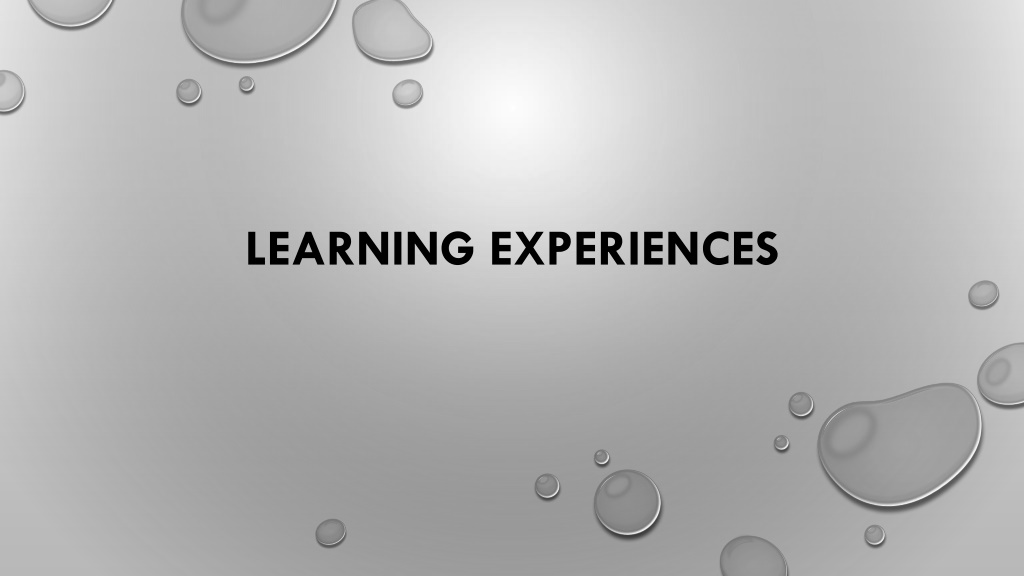 Ppt Learning Experiences Powerpoint Presentation Free Download Id