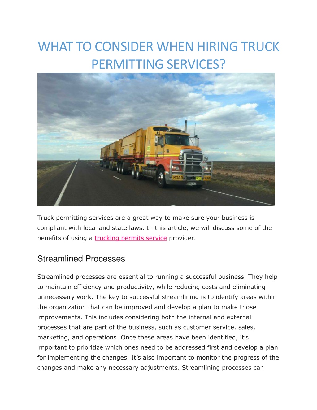 PPT - Trucking Permits Services PowerPoint Presentation, Free Download ...